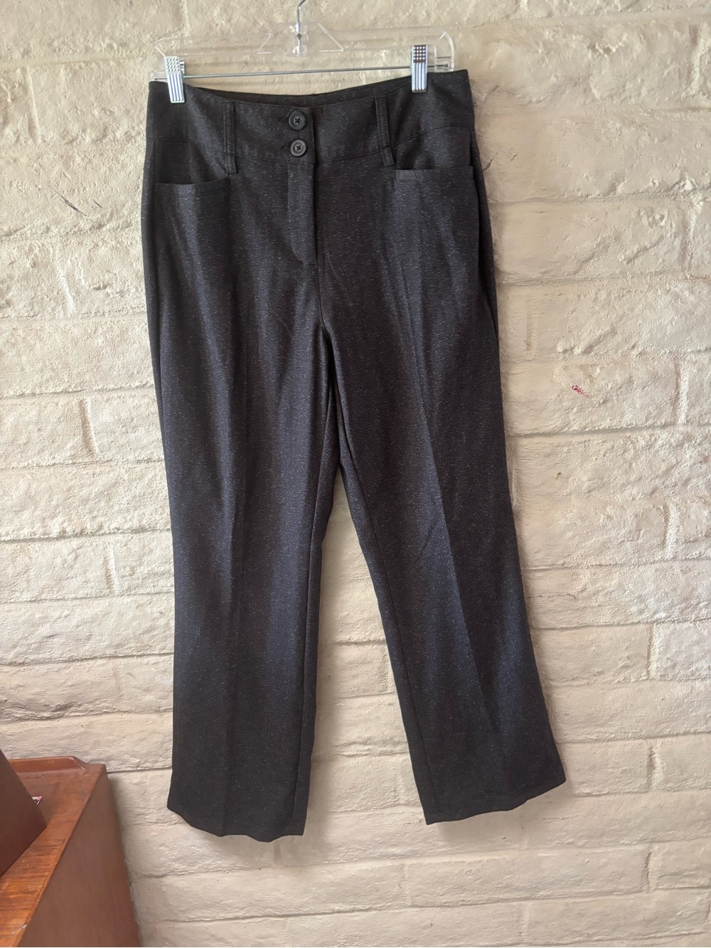 Apostrophe Petite Charcoal Dress Pants-10P